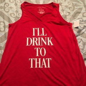 I’ll Drink To That Tank Top